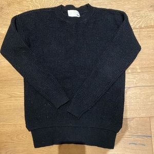 Wilfred black knit sweater